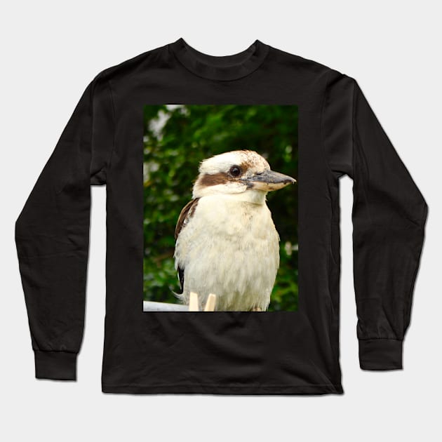 Kookaburra on the Line! Long Sleeve T-Shirt by Mickangelhere1